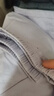 秋鹿睡衣女純棉夏季短袖七分褲休閑條紋可外穿全棉家居服套裝薄款 香芋紫 2XL /身高170-175體重130-150 曬單實拍圖