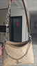 蔻馳（COACH）【品牌直供】LAUREL女士小號HOBO流浪包 沙黃色拼灰褐色 七夕禮物 曬單實拍圖