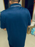 雅戈?duì)枺╕OUNGOR） T恤男士 夏季青年男休閑短袖T恤 GSCS533017FCA 深藍(lán) L 曬單實(shí)拍圖