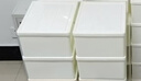 SPACEXPERT 衣物收納箱抽屜收納盒儲(chǔ)物箱 14L透白 3個(gè)裝 曬單實(shí)拍圖