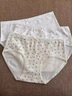 佰姿緣2025新款內褲女士純棉抗菌蝴蝶結蕾絲花邊甜美方格少女生三角短褲 A組-白色+奶黃+粉花(3條) M （85-100斤） 曬單實(shí)拍圖