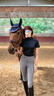 MARCEL BISSET女士夏季速干透氣馬術(shù)騎馬短袖T恤比賽服裝馬術(shù)上衣裝備015/637 B款 黑色(速干透氣) S 曬單實拍圖