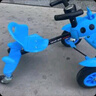 貝趣漂移車兒童三輪車山姆飛機車腳踏車3-6歲扭扭車男孩女孩生日禮物 加大灰藍 丨座椅調(diào)節(jié)+橡膠輪+禮盒 曬單實拍圖