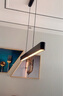 飛利浦（PHILIPS）防眩護(hù)眼全光譜高顯色一字長條簡約餐廳餐桌吊燈皓月【包安裝】 曬單實拍圖