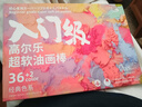 高爾樂 超軟油畫棒入門軟油性重彩蠟筆48色馬卡龍莫蘭迪小學(xué)生兒童高樂爾刮刀專用紙 經(jīng)典色共38支（36色+2白）送5件 盒 曬單實拍圖