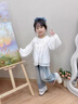 G.DUCKKIDS小黃鴨童裝女童牛仔褲春秋季好看兒童秋裝褲子女寶直筒闊腿長(cháng)褲 圖片色 110 (建議98-105cm 3-4周歲） 曬單實(shí)拍圖