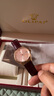 歐力派（OLIPAI）全自動(dòng)機(jī)械表女士手表女皮帶時(shí)尚品牌日歷夜光防水女腕表生日禮物 玫瑰金紫色皮帶 曬單實(shí)拍圖