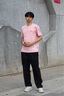 金利來(lái)【臺(tái)球運(yùn)動(dòng)系列】短袖t恤男斯諾克桌球純棉T抑菌防水圓領(lǐng)夏季新款 男-粉紅色11-STSH068B7302 M 曬單實(shí)拍圖