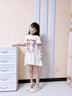 FIDQIOG國際品牌2025年新款童裝女童甜美短袖T恤裙夏季兒童小女孩蛋糕裙 連衣裙 160 cm 曬單實拍圖