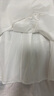 迪賽尼斯（DESIGNICE）夏季新款高腰純色復(fù)古通勤長(zhǎng)款傘裙a字半身裙女白色中長(zhǎng)裙 白色 S 曬單實(shí)拍圖