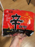 農(nóng)心 香菇牛肉味辛拉面 方便面五連包 120g*5包夜宵泡面拉面 曬單實拍圖