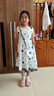 G.DUCKKIDS女童夏裝連衣裙2025新款韓版超洋氣兒童露背公主裙夏季小女孩裙子 藍(lán)色 加包包 150 曬單實(shí)拍圖
