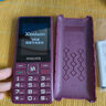 飛利浦（PHILIPS）E536 老年人手機(jī)4G全網(wǎng)通老人手機(jī)雙卡雙待超長待機(jī)大字大聲大按鍵學(xué)生兒童備用專用功能機(jī) 紫色  曬單實(shí)拍圖
