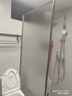 派千諾一體式淋浴房衛生間隔斷洗澡間干濕分離浴室半隔斷屏上門(mén)安裝 8mm超白銀波紋800*2000包安裝 曬單實(shí)拍圖