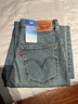 Levi's李維斯冰酷系列25年春夏新款女士LOOSE高腰直筒牛仔長褲 淺藍(lán)色 27 (31) 曬單實(shí)拍圖
