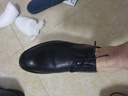北歐圖（BEIOUTU）皮鞋男士正裝鞋商務(wù)休閑鞋舒適職場(chǎng)系帶結(jié)婚皮鞋 1781 黑色 41 曬單實(shí)拍圖