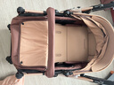 ANGI BABY嬰兒推車可坐可躺嬰兒車輕便折疊新生兒減震高景觀雙向兒童手推車 輕奢香檳金【一鍵收車+四輪EVA】 曬單實(shí)拍圖