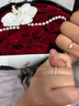 CRD克徠帝【現(xiàn)貨閃發(fā)】情韻鉆石排戒婚戒結婚訂婚鉆戒群鑲戒指 PT950鉑金 共約16分 曬單實拍圖