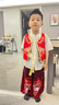 G.DUCKKIDS小黃鴨童裝哪吒衣服女童套裝夏季兒童漢服女孩短袖長褲六一演出服 紅色套裝 120 5~6歲【110-120cm】cm 曬單實(shí)拍圖