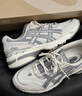 亞瑟士（asics）運動(dòng)鞋男鞋女鞋復古休閑舒適透氣時(shí)尚老爹鞋 GEL-1090 亮白色/片狀巖石 43.5 曬單實(shí)拍圖