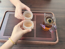 芊梵百恒烏金木陽(yáng)臺茶桌椅組合中式簡(jiǎn)約實(shí)木茶臺辦公室茶幾桌雙層小茶桌 1.4米干泡桌+1圈椅+2月牙椅+邊柜 曬單實(shí)拍圖