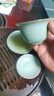 尚言坊天青汝窯蓋碗茶壺茶杯公道杯茶葉罐茶漏茶洗功夫茶具配件 1天青汝窯-蓋碗 曬單實拍圖