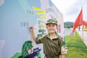 龍偉聯(lián)合兒童夏季體能服訓(xùn)練套裝夏令營(yíng)親子速干運(yùn)動(dòng)迷彩短袖T恤短褲全套 曬單實(shí)拍圖