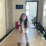 moonkids童裝女童喇叭褲冰絲速干運動褲子2025夏季新款兒童瑜伽微喇褲 18992白色短袖+18371紫色喇叭褲 120 cm 曬單實拍圖