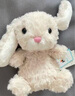 Jellycat米色甜美小兔小短腿公仔動(dòng)物毛絨玩偶娃娃生日七夕情人節(jié)禮物 甜美小兔 One Size 曬單實(shí)拍圖