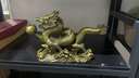 子木雅居純銅祥龍擺件龍騰四海招財鎮(zhèn)宅五爪金龍生肖龍辦公室桌面風水擺件 龍騰四海+五帝錢【長35cm】 曬單實拍圖