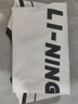 李寧短袖T恤寬松情侶款夏季棉質(zhì)圓領(lǐng)足球元素運(yùn)動(dòng)上衣AHSU657 曬單實(shí)拍圖