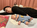 G.DUCKKIDS小黃鴨嬰兒連體衣夏季薄款新生兒衣服洋氣男寶寶哈衣爬服外出夏裝 牛仔藍 66cm建議0-3個(gè)月8-12斤 曬單實(shí)拍圖