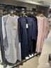 無印良品（MUJI）女式 水洗 平紋 立領(lǐng)長袖連衣裙女裝裙子25年春季連身裙 BC2LUC5S 深藏青色條紋 S （155/80A） 曬單實拍圖