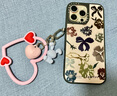 CASETIFY Reverie by Caroline Hu x CASETiFY 聯(lián)名 花朵 鏡面磁吸手機殼 適用于iPhone 15/16 Pro/Max 【粉色款】鏡面黑框Magsafe iP 曬單實拍圖