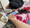 周六福（ZLF）七夕禮物  油青淺青玉髓手鐲女寬條新中式國(guó)風(fēng)送女友紀(jì)念日禮物 56mm 曬單實(shí)拍圖
