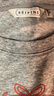 詩(shī)凡黎（'SEIFINI）【毛孩子】詩(shī)凡黎涼感正肩短袖T恤25夏新款防曬抑菌時(shí)尚上衣 夾花灰 M 曬單實(shí)拍圖