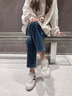 妙麗（Millies）品牌輕奢阿甘鞋防滑德訓鞋2025新款運動休閑女鞋透氣學院風鞋子 白蘭 38 曬單實拍圖