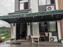 美凌時尚家戶外遮陽棚停車棚雨棚酒席帳篷擺攤防曬防雨養(yǎng)殖大棚大排檔門面 墨綠色 3米寬X6米長【加粗4腳】 曬單實拍圖