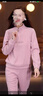 KVSV休閑運動服套裝女2025春季新款時尚洋氣立領(lǐng)衛(wèi)衣闊腿褲顯瘦兩件套 粉色B款 XL 建議105-115斤 曬單實拍圖