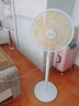 美菱（MeiLing）電風(fēng)扇/落地扇/平面扇家用搖頭直流變頻電扇一級能效/純銅電機(jī)多葉大風(fēng)量臺(tái)立地三用MPF-DL17456 曬單實(shí)拍圖