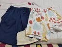 巴厘小豬男童運動服夏季無袖薄款寶寶莫代爾棉嬰幼兒分體衣服夏裝兒童套裝 藕灰 110 cm 曬單實拍圖