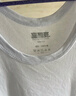 宜而爽【100%全棉 3件裝】背心男士羅紋純棉運動打底內(nèi)衣 曬單實拍圖