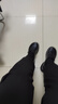 強人舒適軟面休閑女鞋頭層牛皮女單鞋寬頭不易擠腳 JDA73271 黑色 37 曬單實拍圖