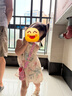 babylove寶寶連衣裙夏季薄款女寶寶高支純棉掛脖裙甜美國風公主吊帶裙夏裝 江南煙雨 90 曬單實拍圖