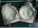 茵婷莎大碼內(nèi)衣女大胸顯小文胸聚攏收副乳防下垂上托胖mm胸罩薄款全罩杯 梧桐綠 36/80C 曬單實拍圖