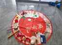 多美憶抓周道具全套龍寶寶一周歲生日布置氛圍道具28件套裝+地毯布 曬單實(shí)拍圖