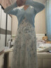秦末2025春季新款溫柔風(fēng)吊帶裙子夏天女裝氣質(zhì)收腰顯瘦甜美連衣裙套裝 碎花吊帶裙+開(kāi)衫（淡藍(lán)） M （95-105斤） 曬單實(shí)拍圖