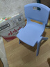 加厚兒童餐椅防滑小椅子家用寶寶嬰兒桌椅凳子幼兒園兒童靠背椅子 8754藍(lán)色大號 曬單實拍圖