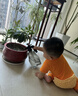 G. DUCKKIDS小黃鴨嬰兒衣服爬行服夏季拖地裝寶寶爬爬服兒童連體衣擦地板防臟 桔色短袖9分褲薄 夏（送護(hù)肘） 90cm 90碼（身高75-83厘米，19- 曬單實(shí)拍圖