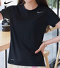 耐克（NIKE）短袖女士 25夏季新款運動(dòng)服裝瑜伽速干衣潮流圓領(lǐng)半袖透氣冰絲T恤 010/DRI-FIT導濕速干 2XL 曬單實(shí)拍圖